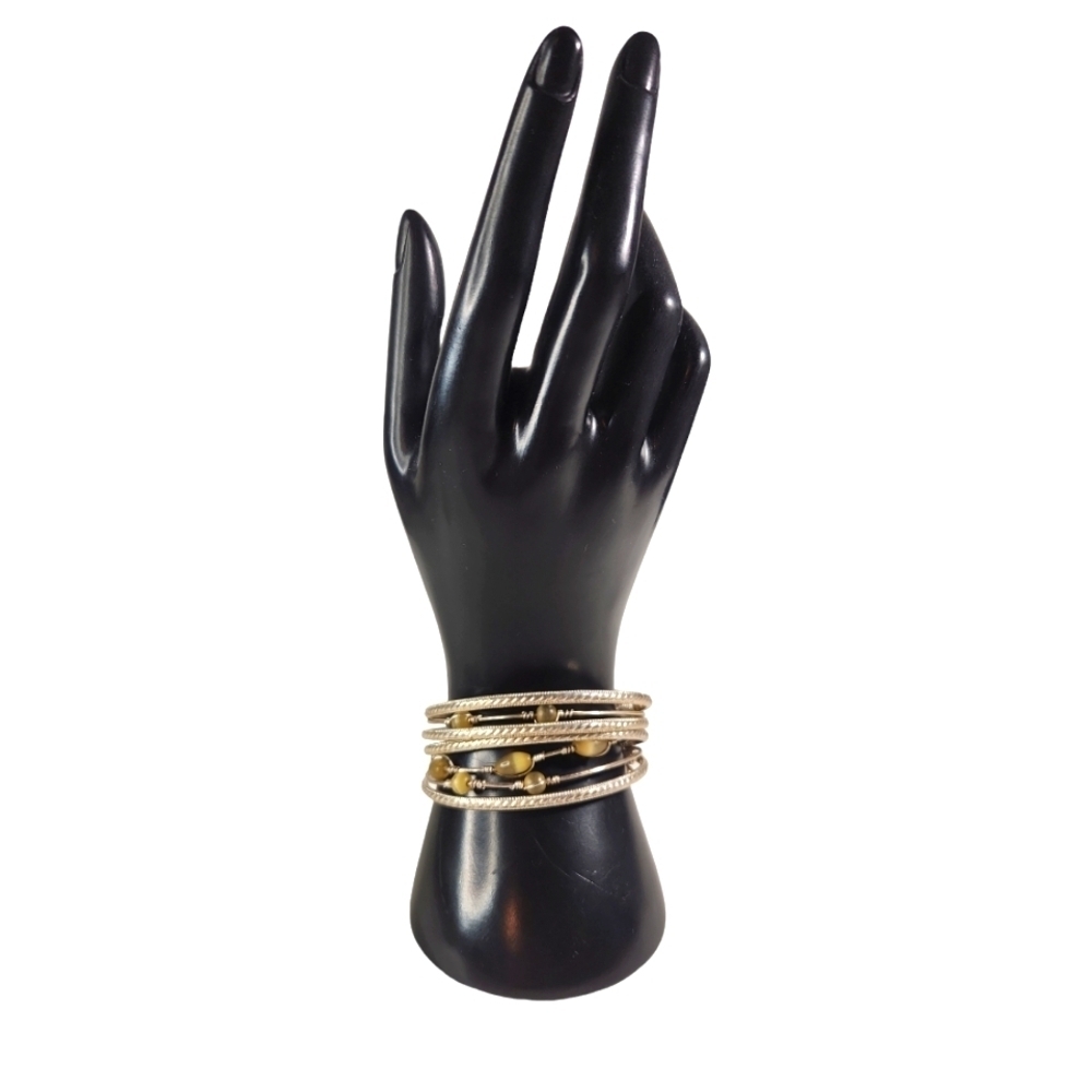 Y2K Cat's Eye Cuff Bracelet